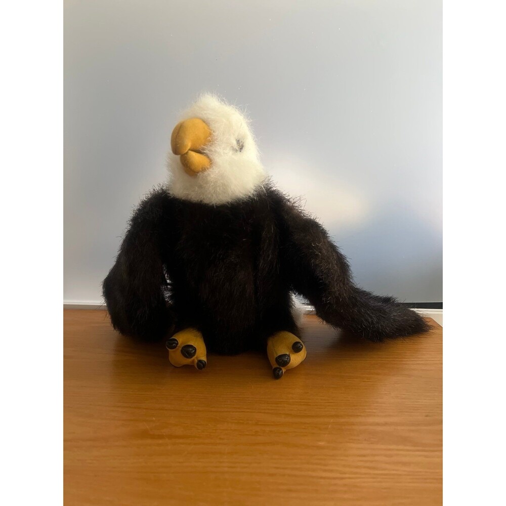 folkmanis bald eagle plush puppet stuffed animal
